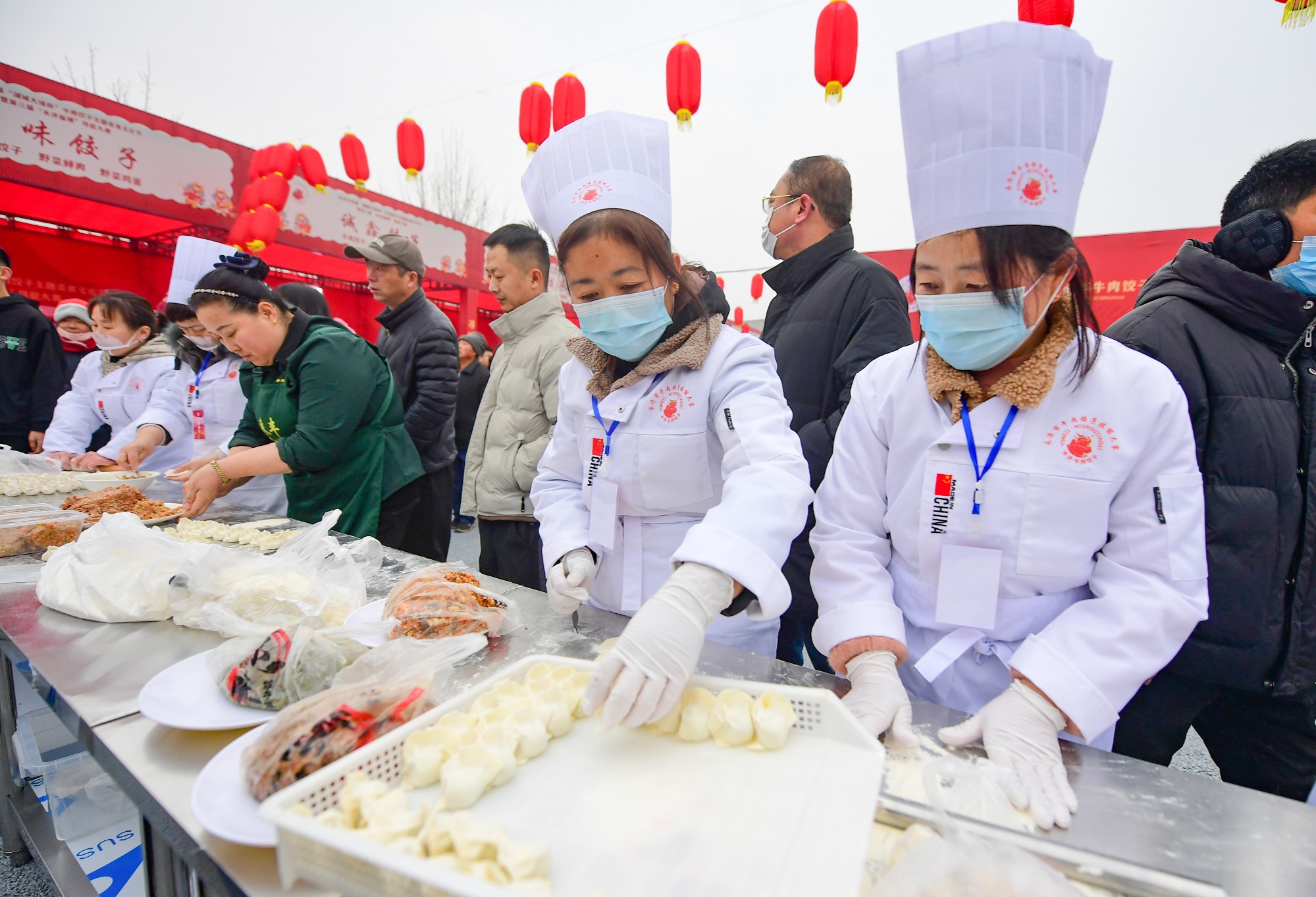 永济市首浩瀚体育app下载届“牛肉饺子”主题美食文化节开幕(图4)