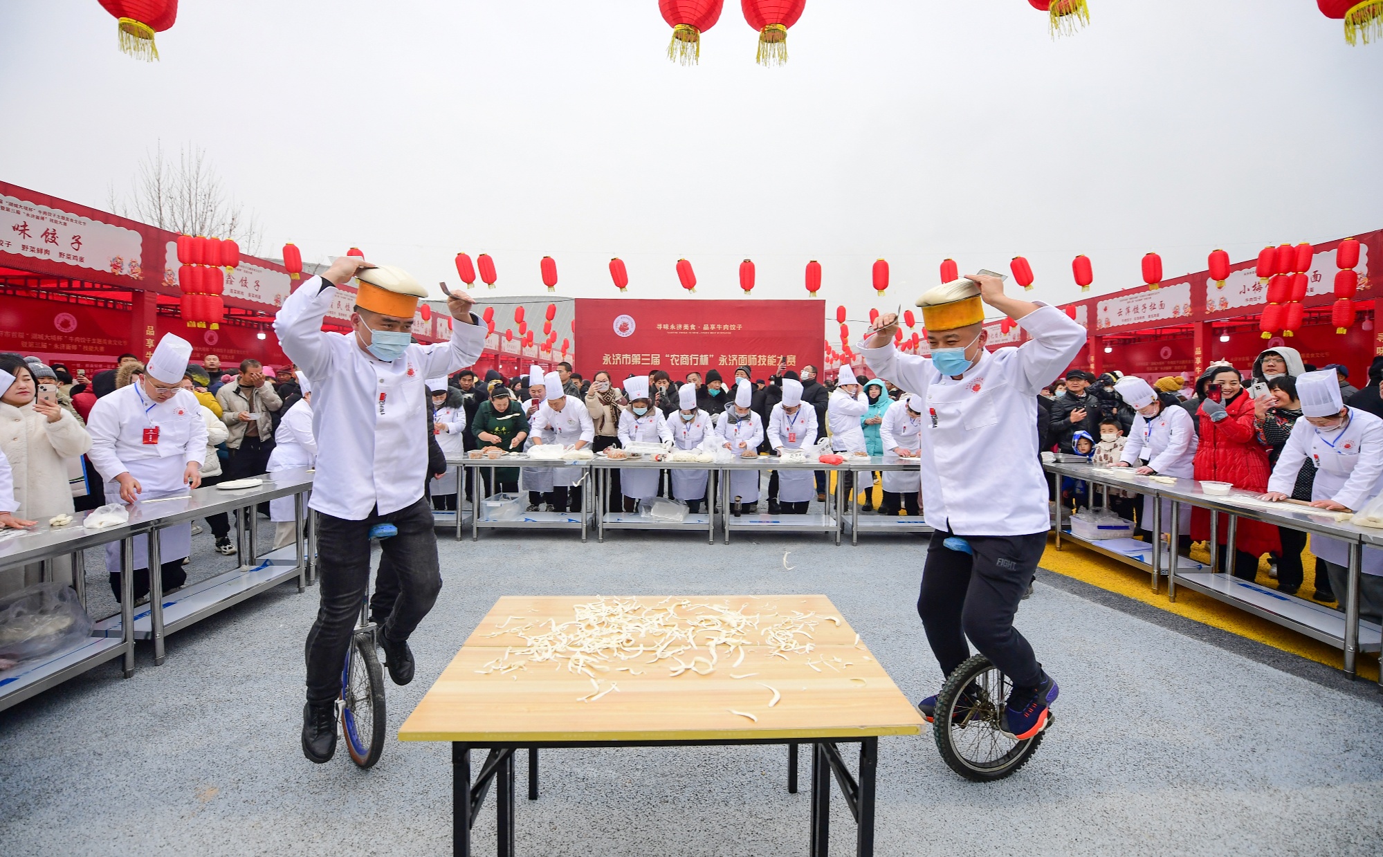 永济市首浩瀚体育app下载届“牛肉饺子”主题美食文化节开幕(图2)