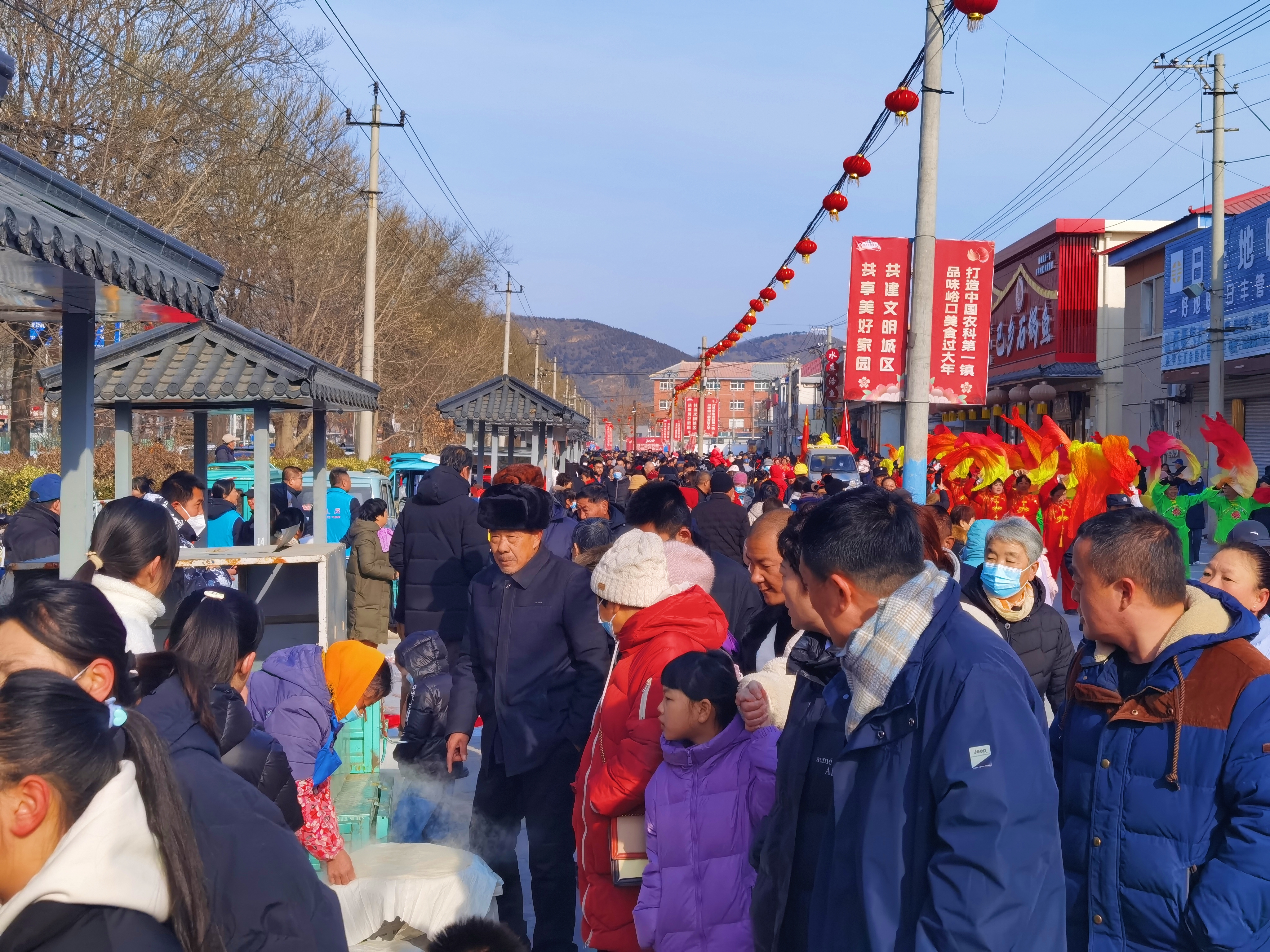 浩瀚体育平谷区峪口镇美食过大年活动启动餐饮旅游商会同步成立(图1)